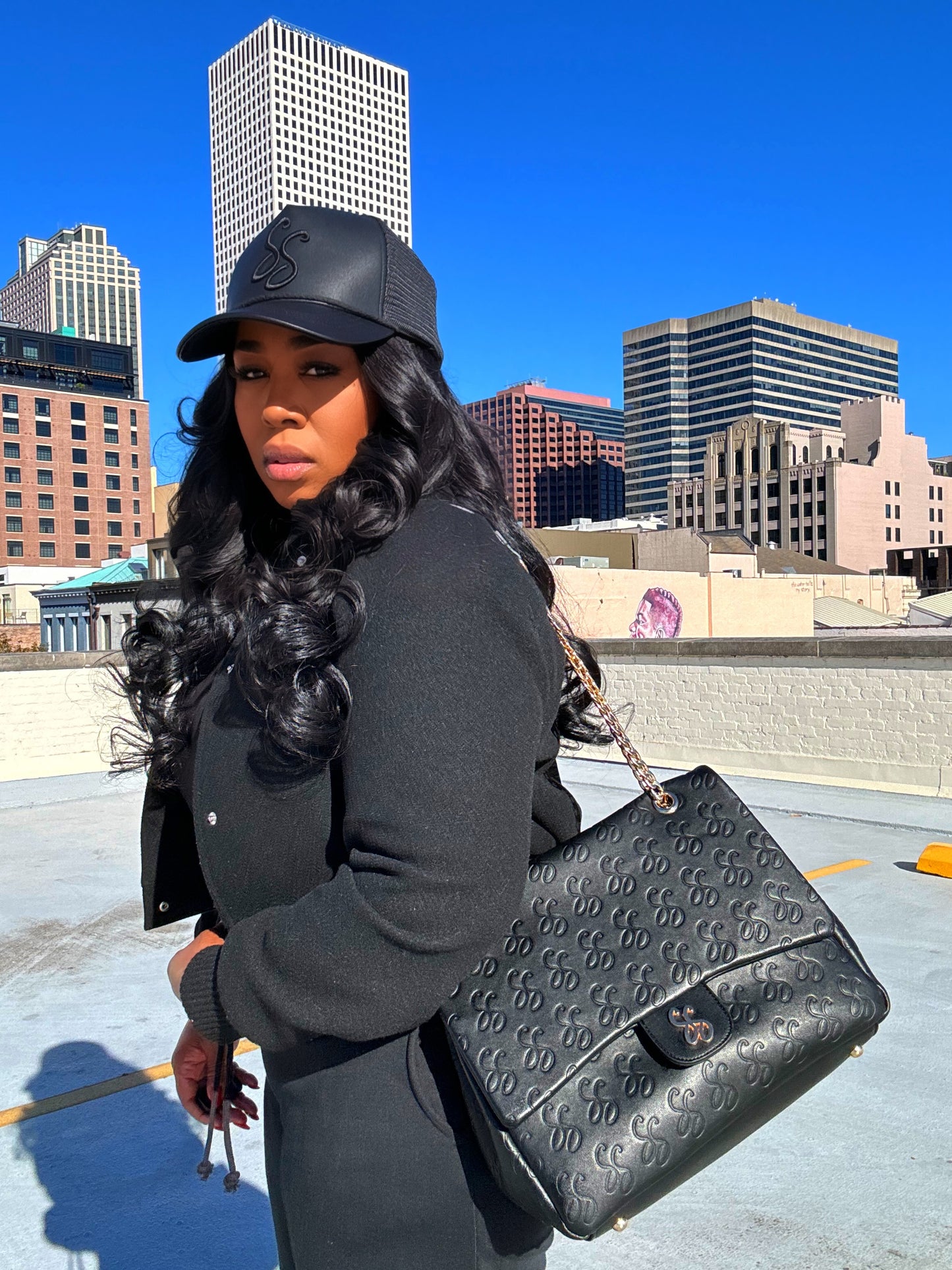 SHE so SHēK Vegan Leather Trucker Hat